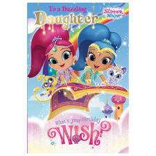 Daughter Shimmer &amp; Shine Birthday Card