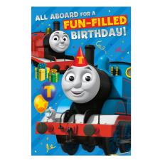 All Aboard Thomas & Friends Birthday Card