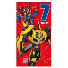 7 Today Transformers 7th Birthday Card