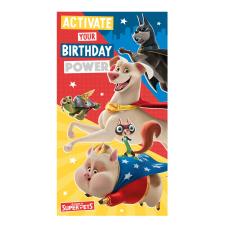 Activate Power DC League Of Super-Pets Birthday Card