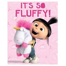 Despicable Me Fluffy Unicorn Canvas Print (40cm x 50cm)