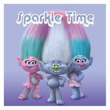 Trolls Sparkle Time Canvas Print (40cm x 40cm)