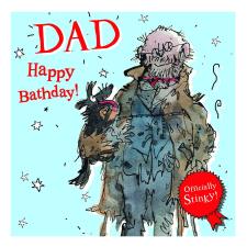 Dad Happy birthday Mr Stink David Walliams Card