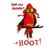 Birthday Hoot Awful Auntie David Walliams Birthday Card