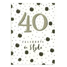 40 Celebrate In Style Birthday Card
