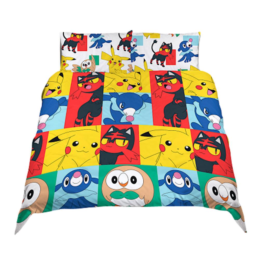 Pokemon Go Newbies Reversible Double Duvet Cover Bedding Set