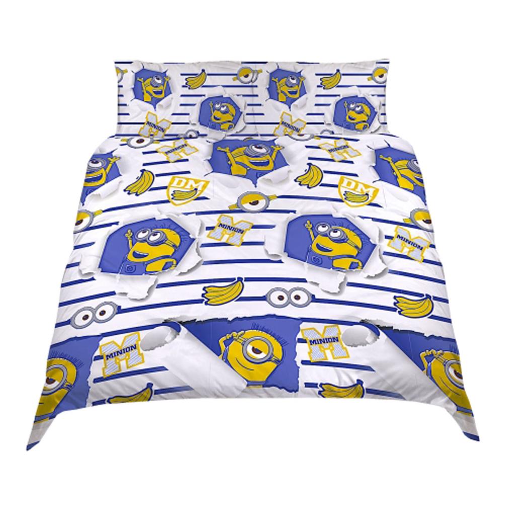Despicable Me Awesome Reversible Double Duvet Cover Bedding Set