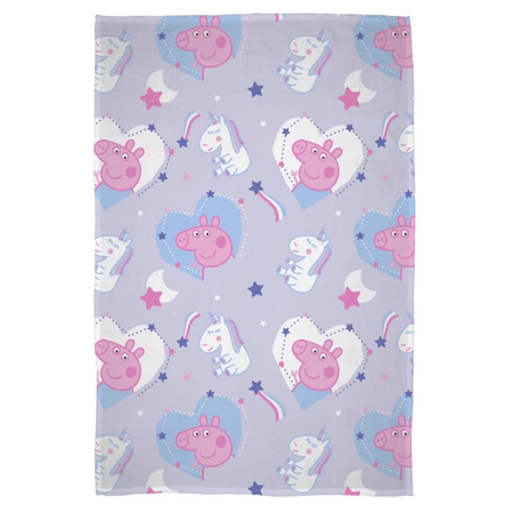 Peppa Pig Sleepy Fleece Blanket Throw 11502 Character Brands