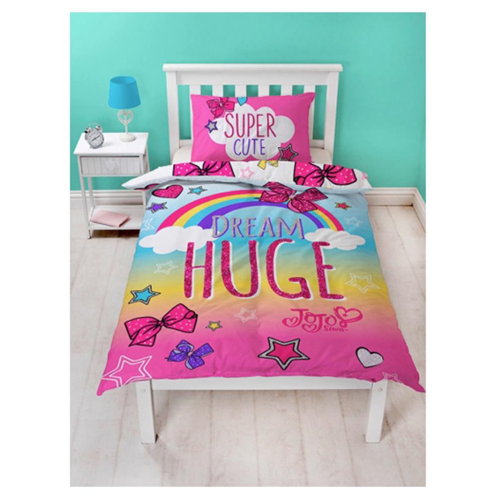 Jojo Siwa Cute Reversible Single Duvet, Jojo Siwa Twin Bedding