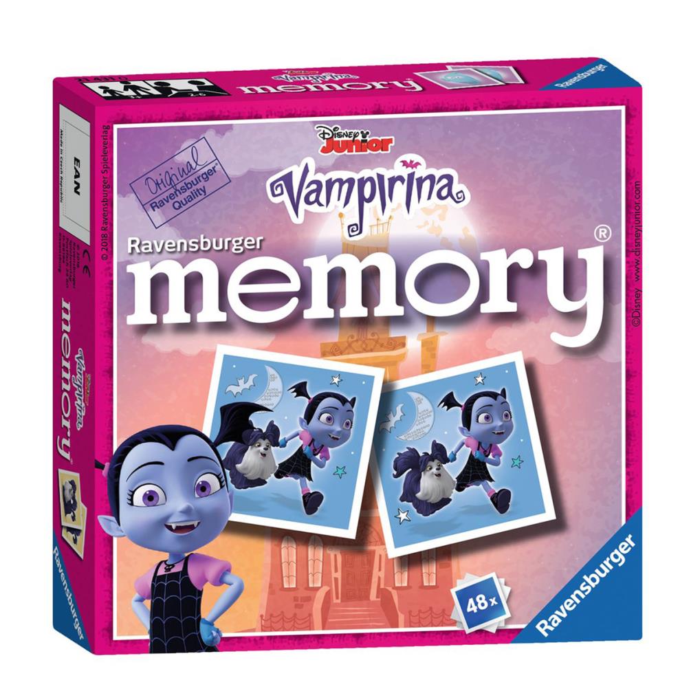 Spaß und pädagogisch. Memory Vampirina Mini Spiel