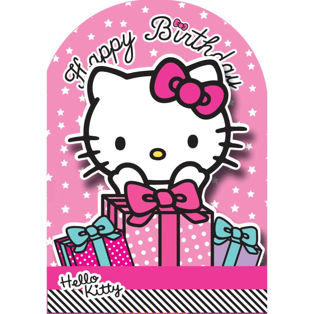 Happy Birthday 3d Stand Up Hello Kitty Birthday Card Character Brands