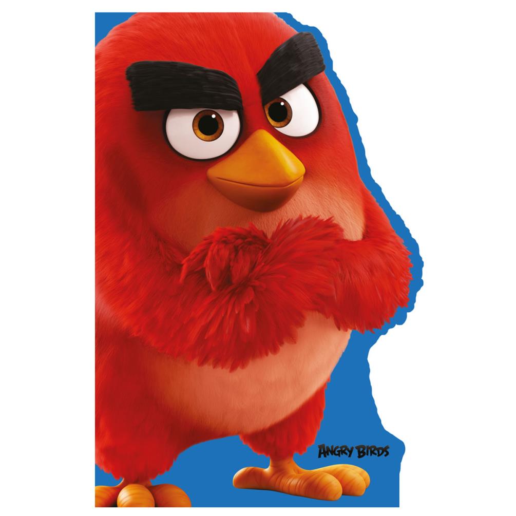 Angry Birds Red Shaped Birthday Card Character Brands