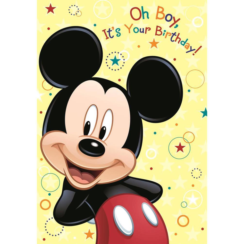Its Your Birthday Disney Mickey Mouse Birthday Card (25460988