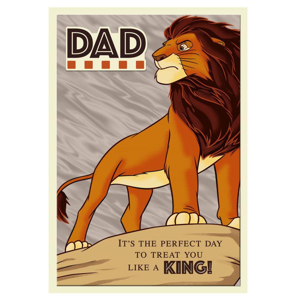 Fathers Day Gift Wrap Disney LION KING Father's Day Personalised Gift Wrap 