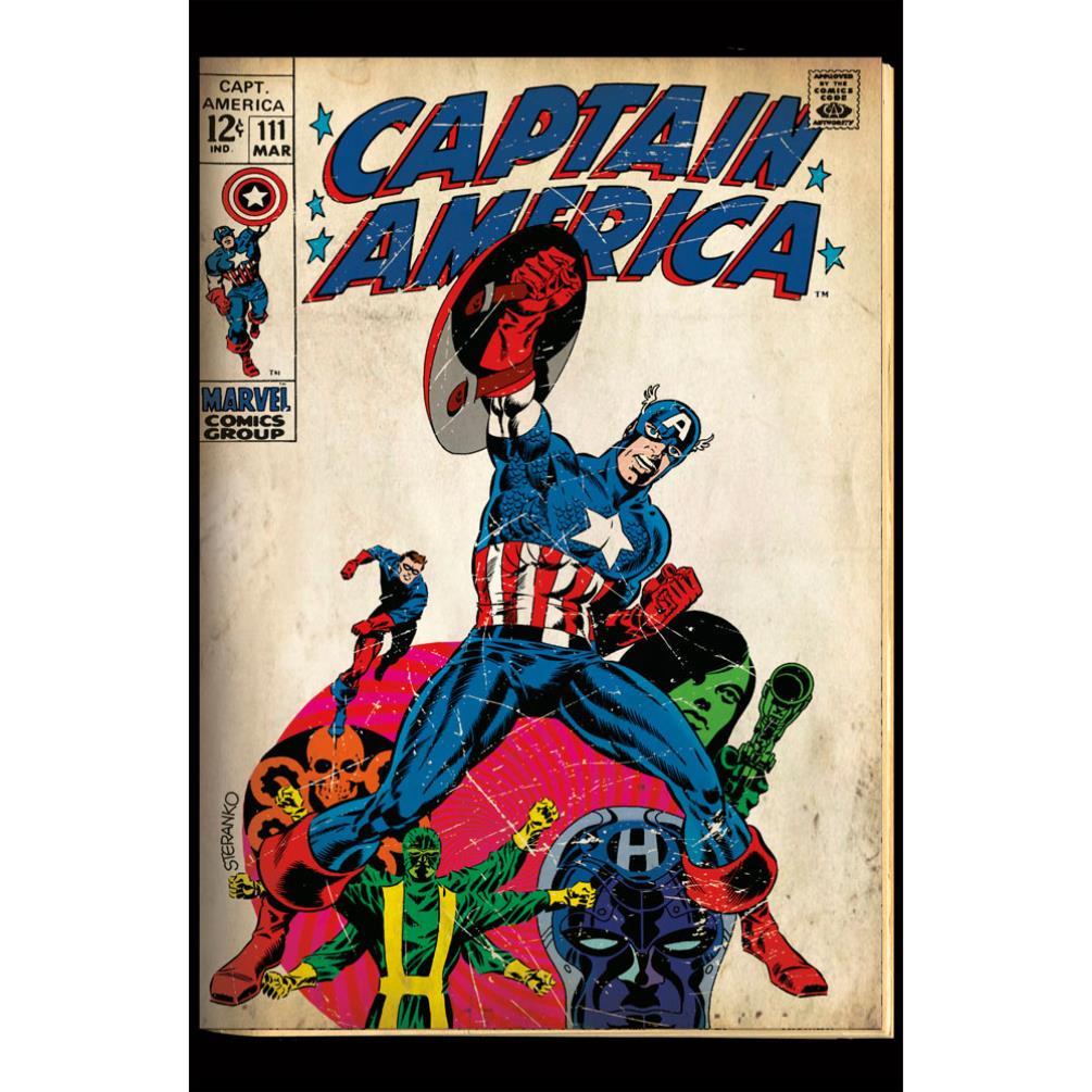 Captain America Comic Book Card (386547-0-1) - Character Brands