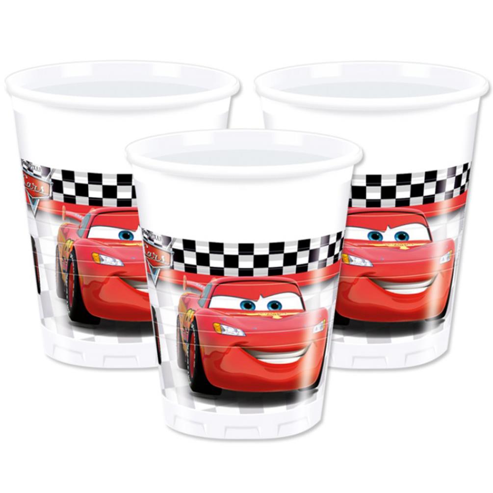 Disney Cars Plastic Cups (Pack of 8) (46918) Character