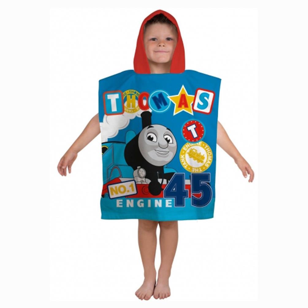 Thomas & Friends Hooded Towel Poncho 100% Cotton Kids 