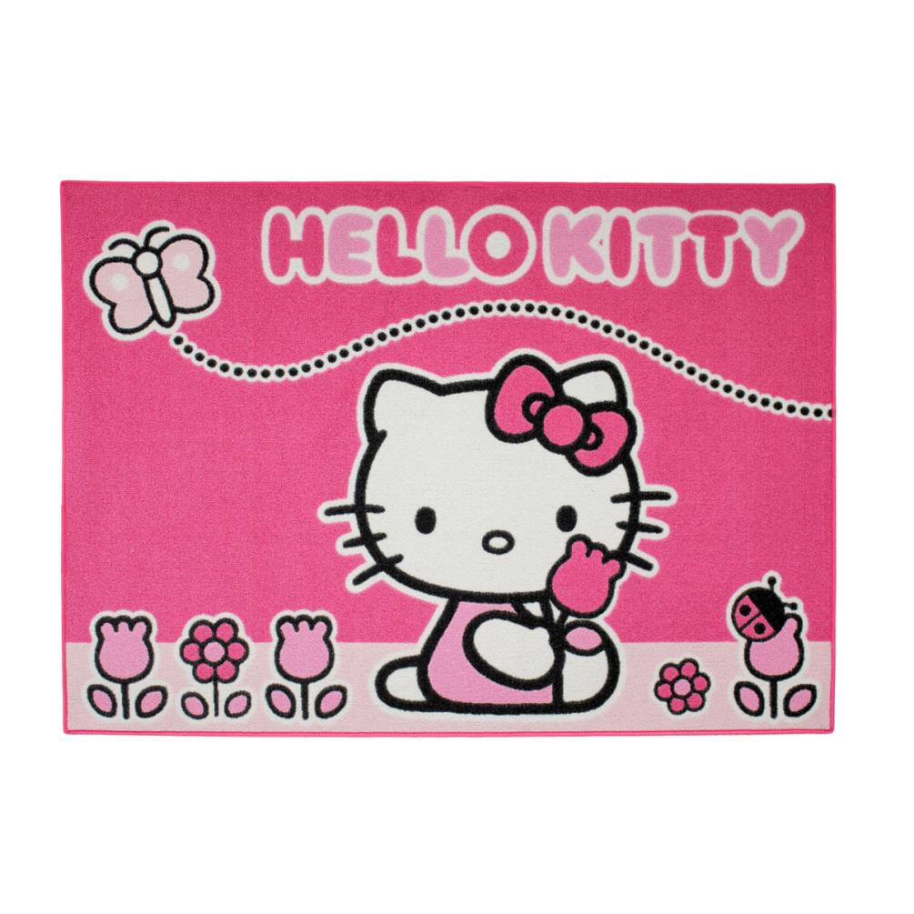 Hello Kitty Butterfly Rug (5414956182799) - Character Brands