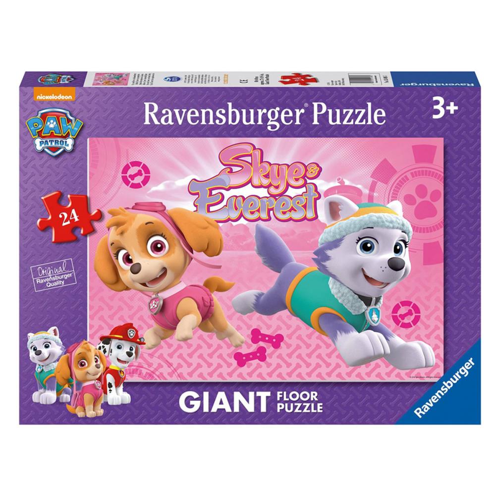 3 x 49 Pieces Ravensburger 8008 Paw Patrol Skye & Everest Jigsaw Puzzles