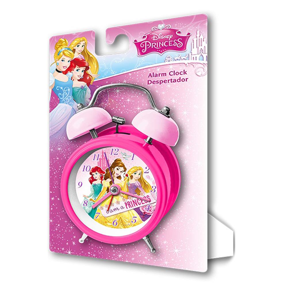 Disney Princess Pink Twin Bell Alarm Clock (8435333830895