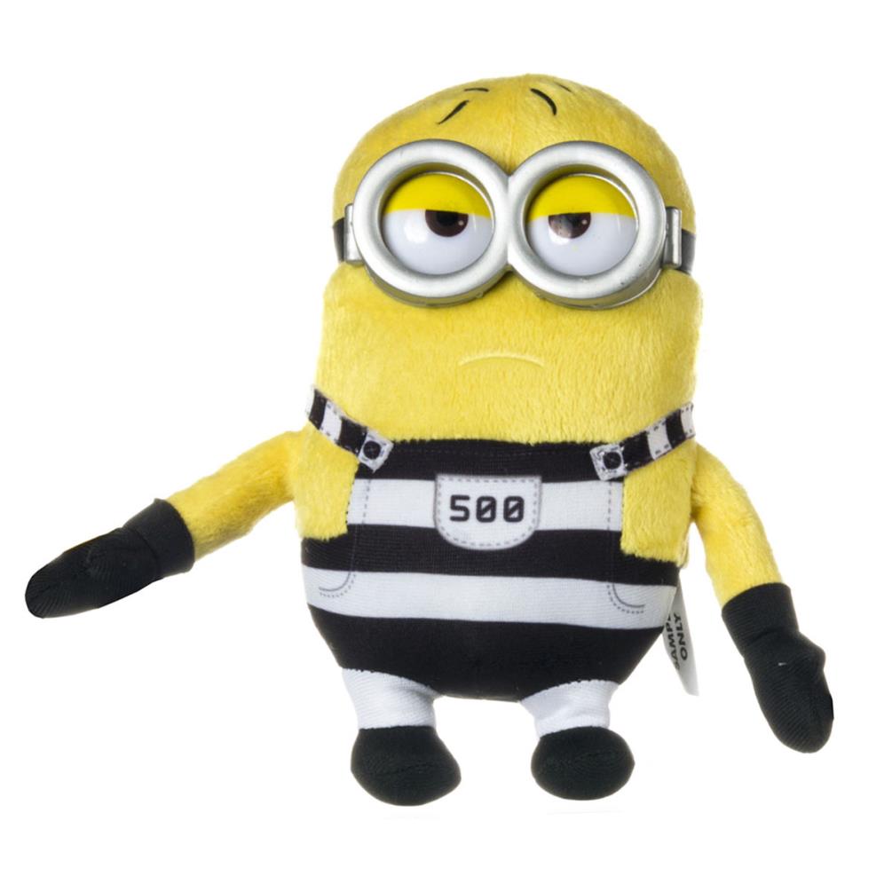 Jail Minion Tom Toy Cuddly Soft Plush Stuffed Doll Despicable Me Figure M NEW ! 