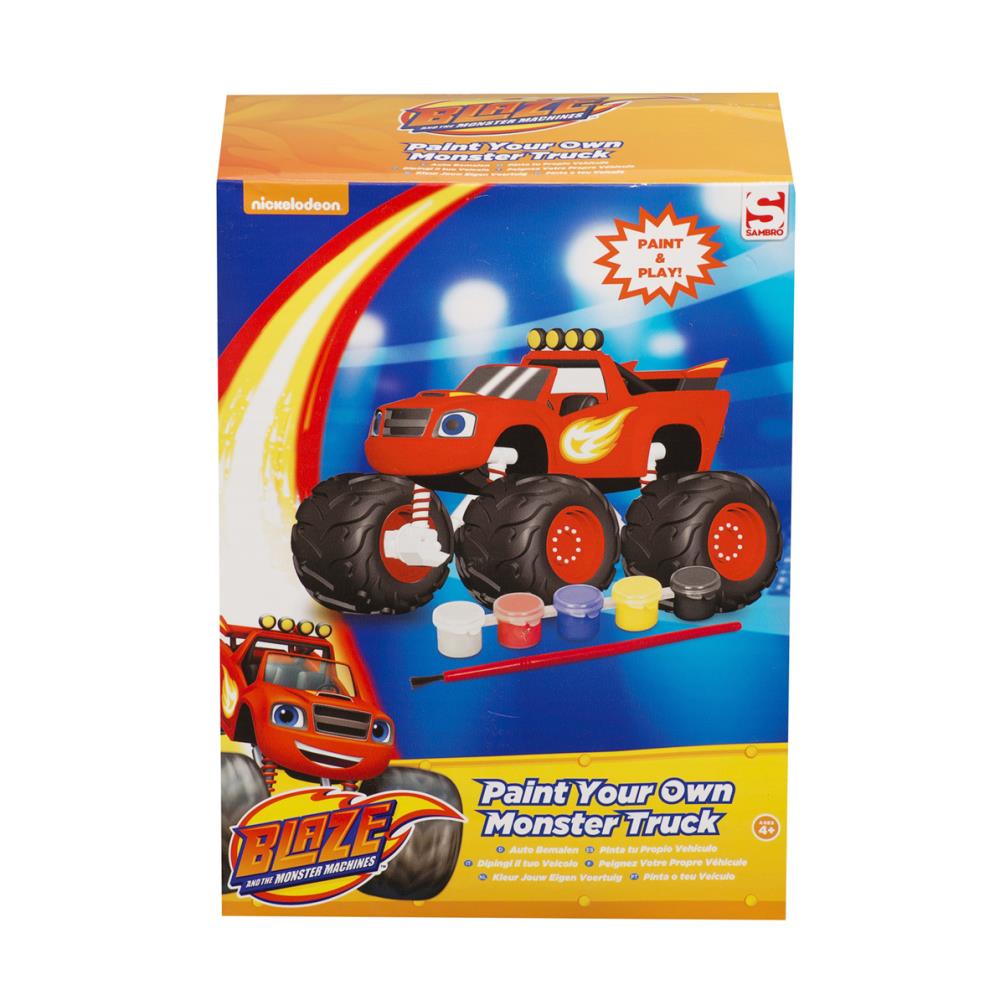 Blaze & The Monster Machines Paint Your Own Blaze Figure (BLZ-4426 ...