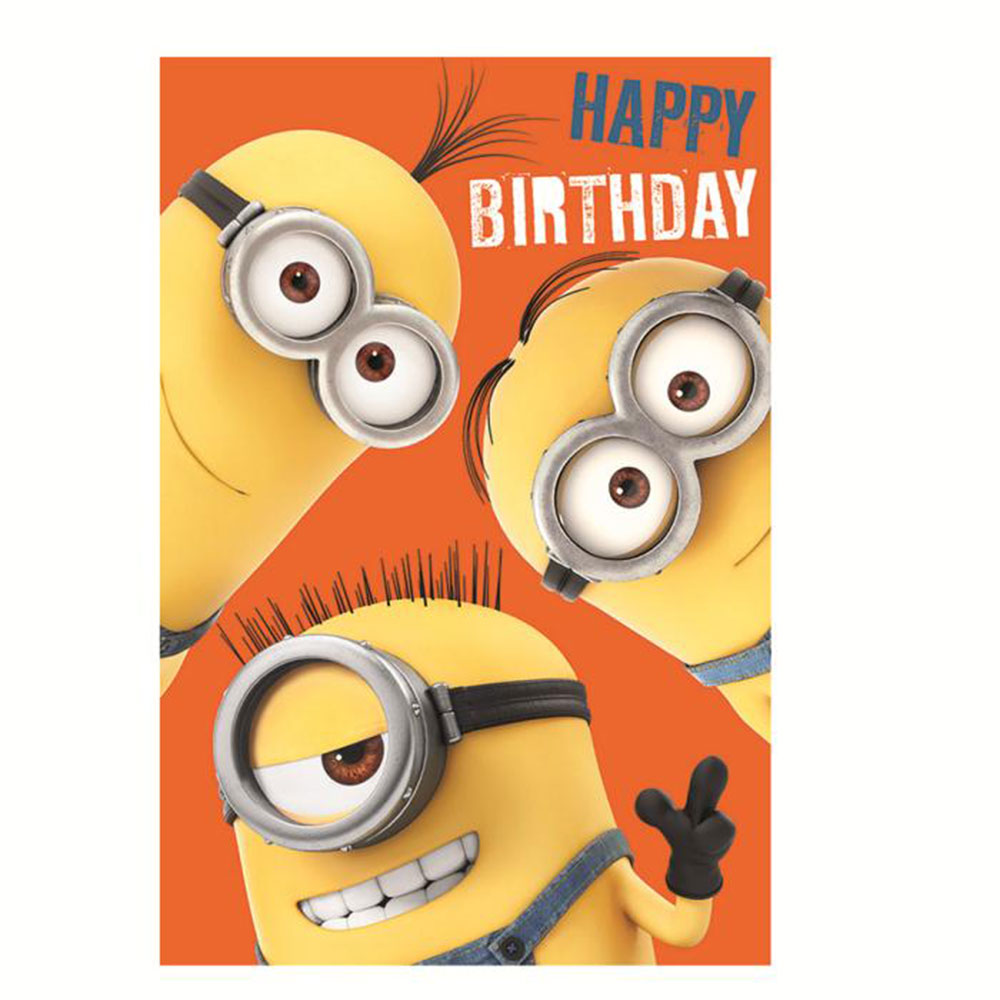 Old Fashioned Minion Birthday Cards Printable Tristan Website