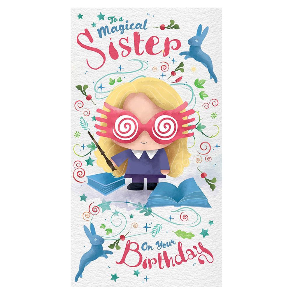 Sister Harry Potter Birthday Card (HP014) - Character Brands
