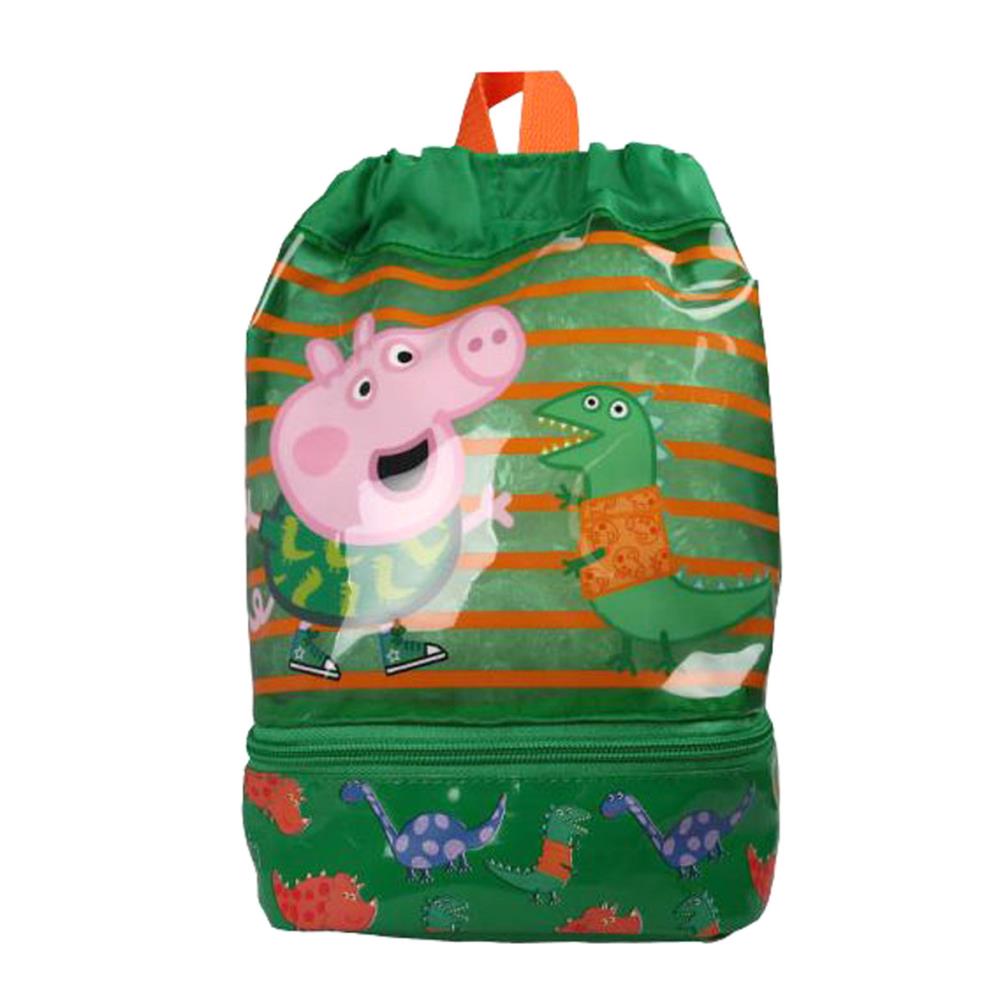 Peppa Pig Kids Backpack & Lunch Rucksack Set – George Pig School Bag For Girls & Boys – Multi-Colors