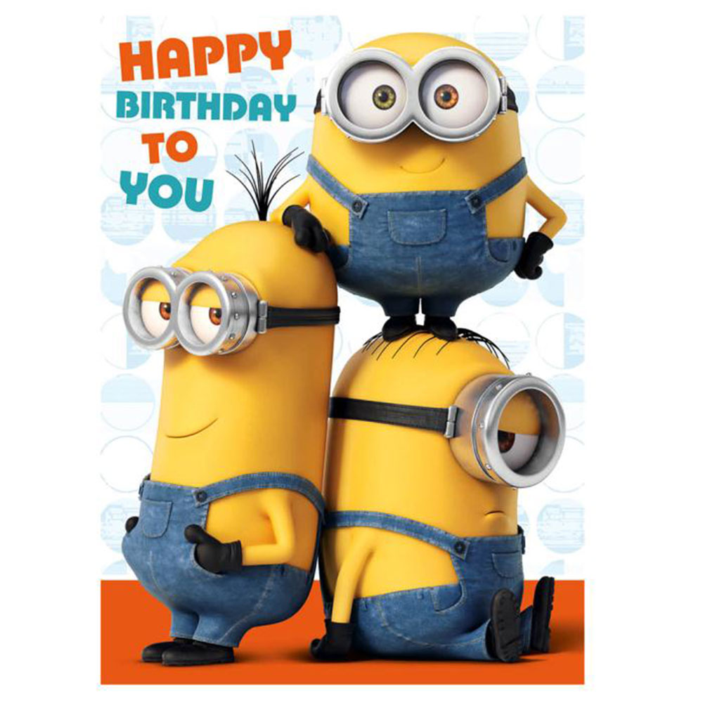 Happy Birthday Minions Sound Card SC197 Character Brands