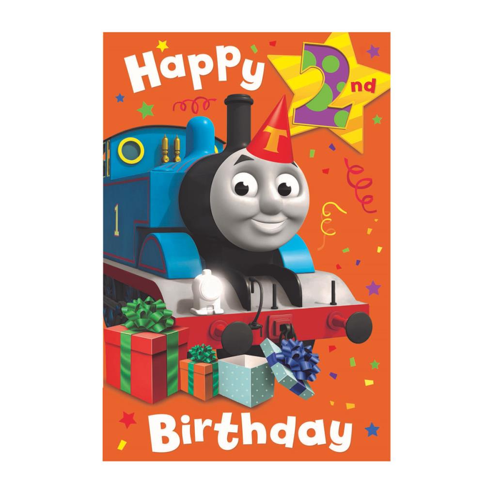 2nd Birthday Thomas & Friends Birthday Card (TH030) - Character Brands