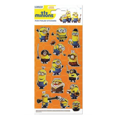 Minions Movie Fun Foiled Re-Usable Sticker Pack  £1.69