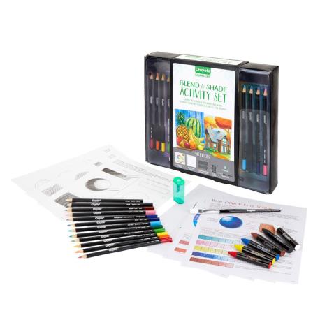 Crayola Signature Blend & Shade 40 Piece Activity Set  £12.99