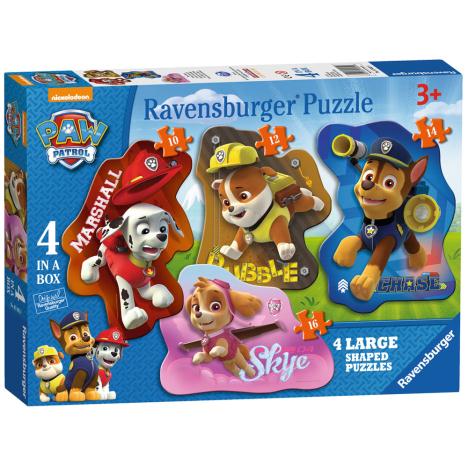 4 in a Box Paw Patrol Large Shaped Puzzles  £9.99
