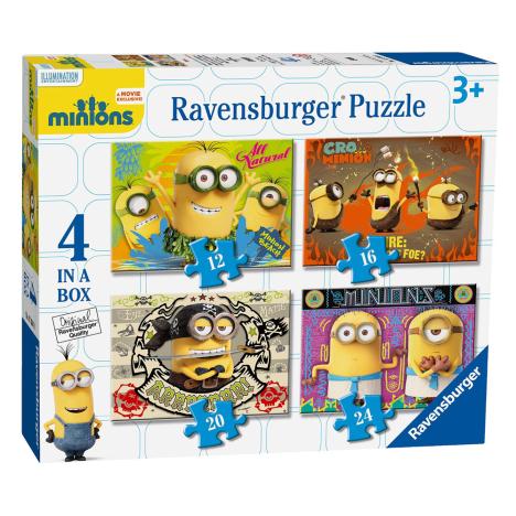 4 in a Box Minions Jigsaw Puzzles  £5.99
