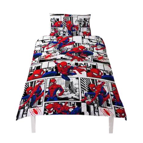 Marvel Spiderman Metropolis Reversible Single Duvet Cover Bedding Set  £17.99
