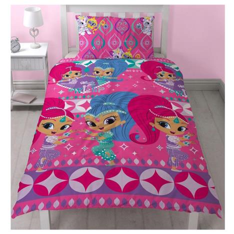Shimmer & Shine Reversible Single Duvet Cover Bed Set  £18.99