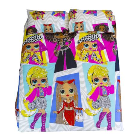 LOL Surprise OMG Buzz Reversible Double Duvet Cover Bedding Set  £27.99