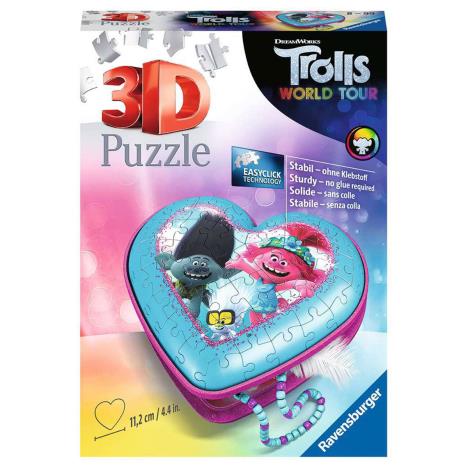Trolls 2 World Tour 54pc Heart Shaped 3D Puzzle  £6.99