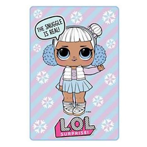 LOL Surprise Snowflake Fleece Blanket  £8.99