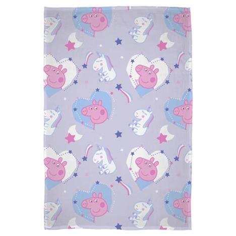 Peppa Pig Sleepy Fleece Blanket Throw  £13.99