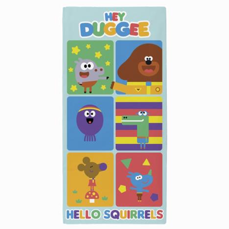 Hey Duggee Hello Squirrels Velour Beach Towel  £11.49