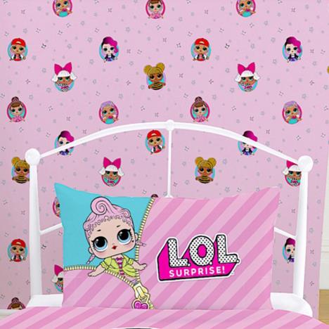 LOL Surprise Friends Character Premium Gloss Vinyl Wallpaper  £10.99
