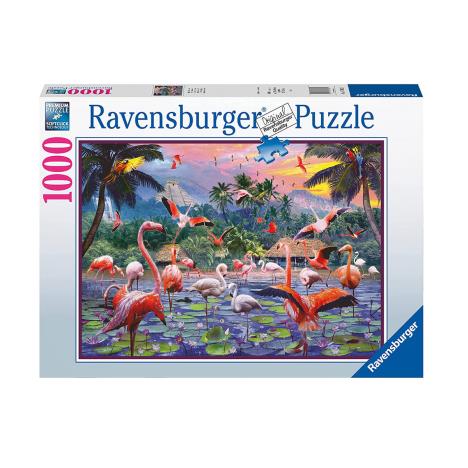 Pink Flamingos 1000pc Jigsaw Puzzle  £8.99