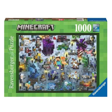 Minecraft Mobs 1000pc Challenge Jigsaw Puzzle  £15.99