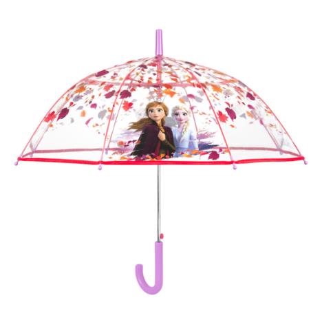 Disney Frozen Anna & Elsa Falling Leaves Automatic Clear Umbrella  £11.49