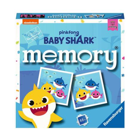 20663 Ravensburger Baby Shark Mini Memory Snap Pairs Card Game Children 3 Years+ 