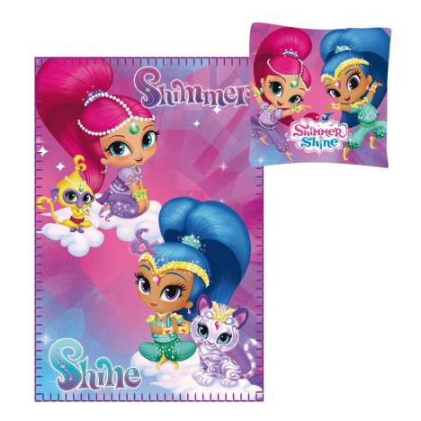Shimmer & Shine Fleece Blanket & Cushion Set  £17.99