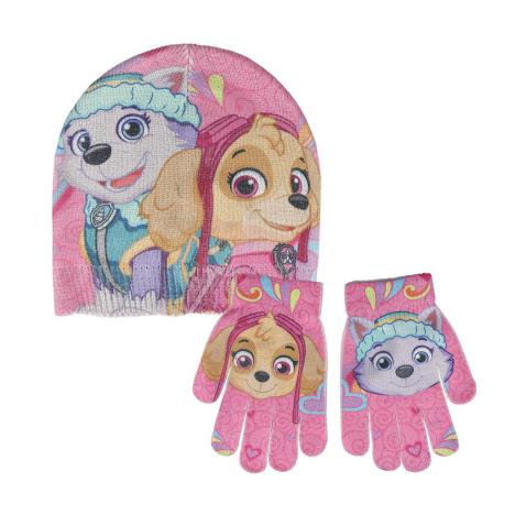 Paw Patrol Skye & Everest Hat & Gloves Set  £6.99