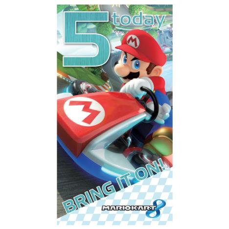 5 Today Mario Kart Super Mario Bros Birthday Card  £1.99